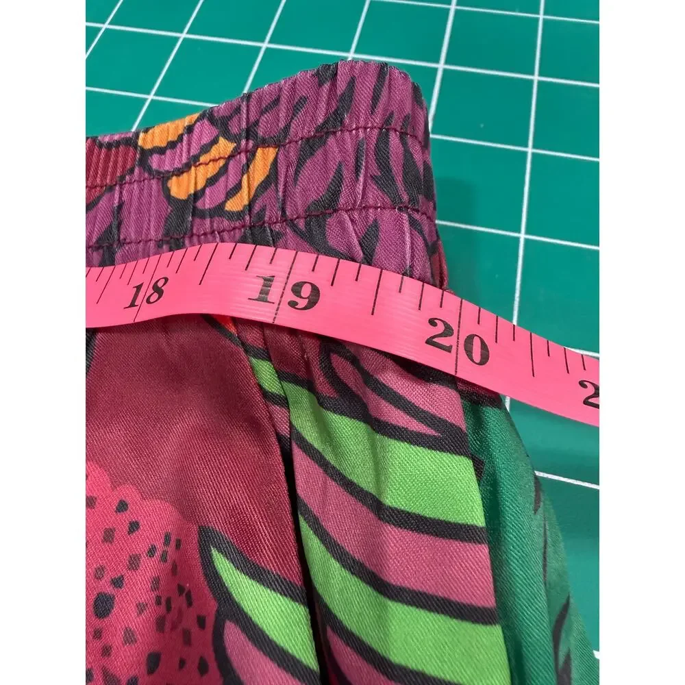 Dressed in Lala Go Get 'Em Tiger Print Satin Wide Leg Pants Women's 2X Plus Size